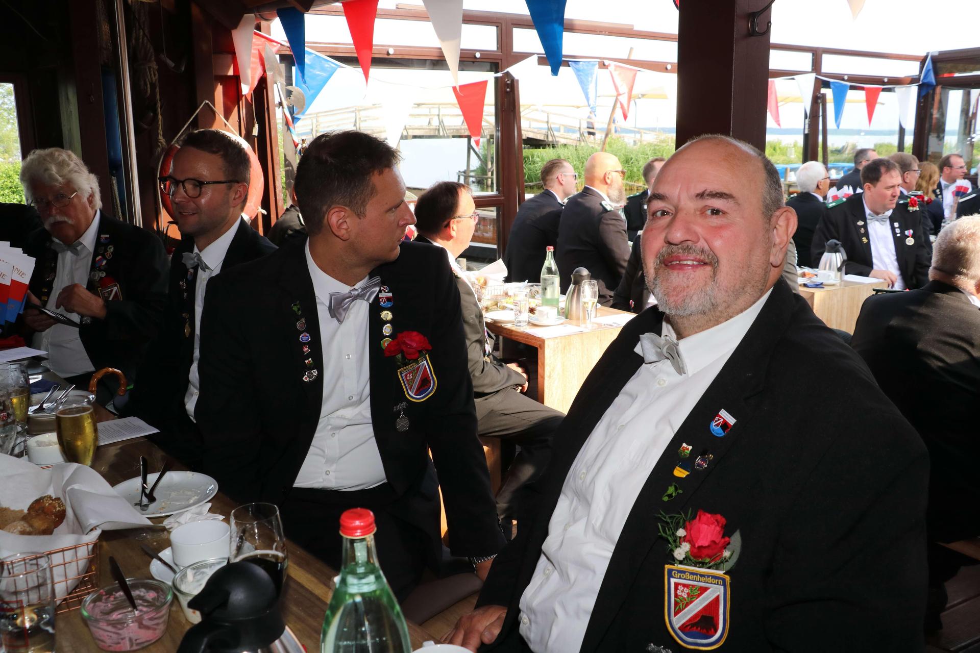 Teil des Schützenfestwochenendes: Eindrücke vom Bürgerfrühstück.  (Foto: gi)