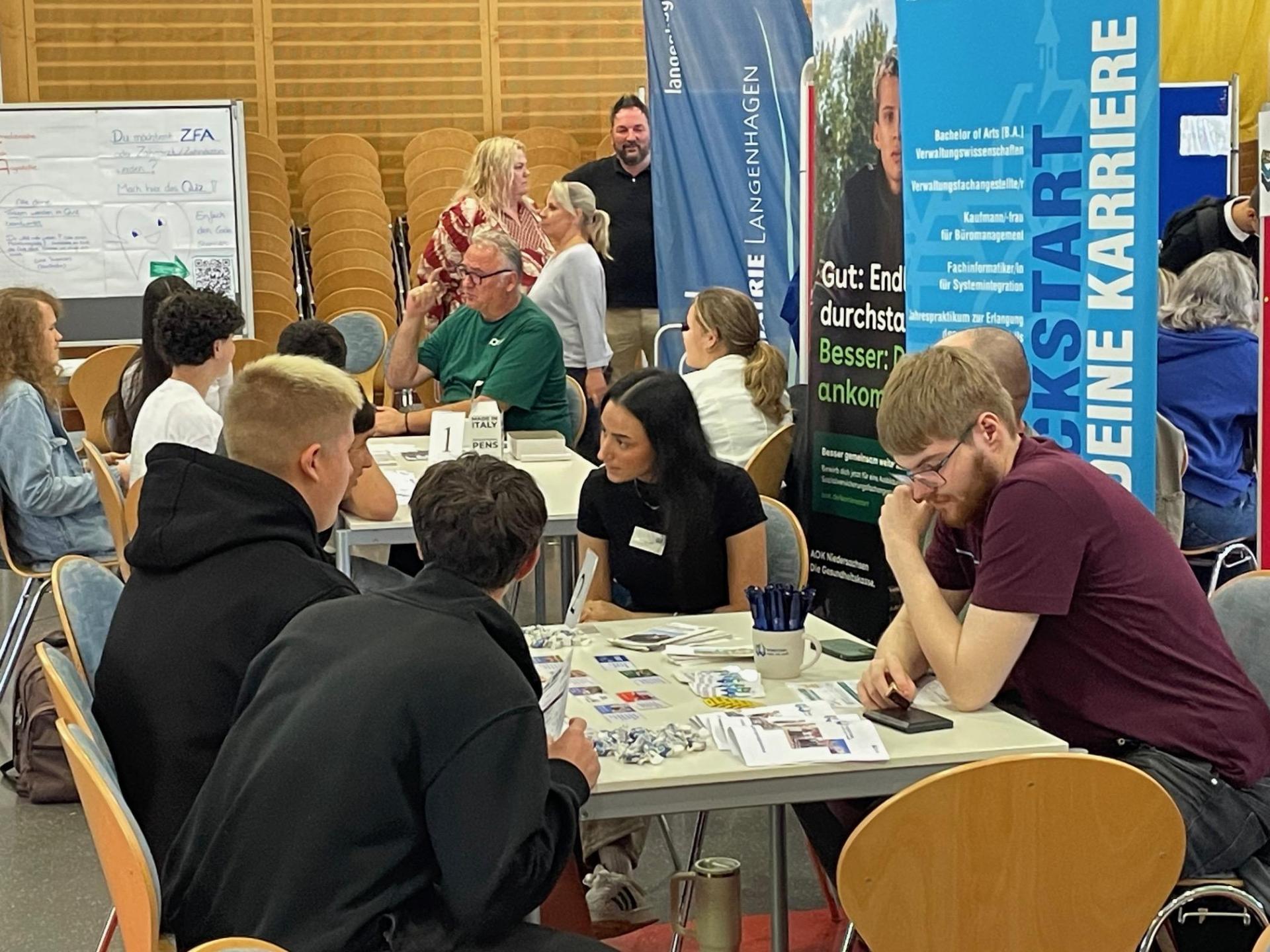 Austausch: Messestand der AOK. (Foto: privat)