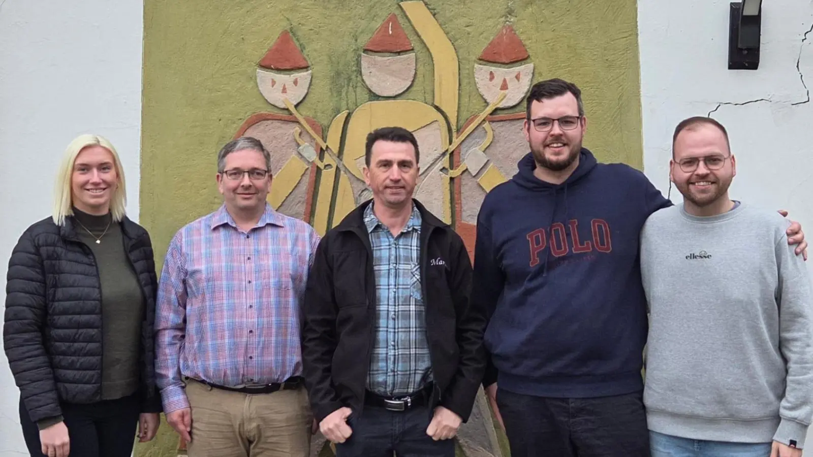 Der Vorstand (v.li.): Marleen Schaer, Sven Geist, Mario Niehoff, Patrick Milas und Edward Fiz. (Foto: privat)