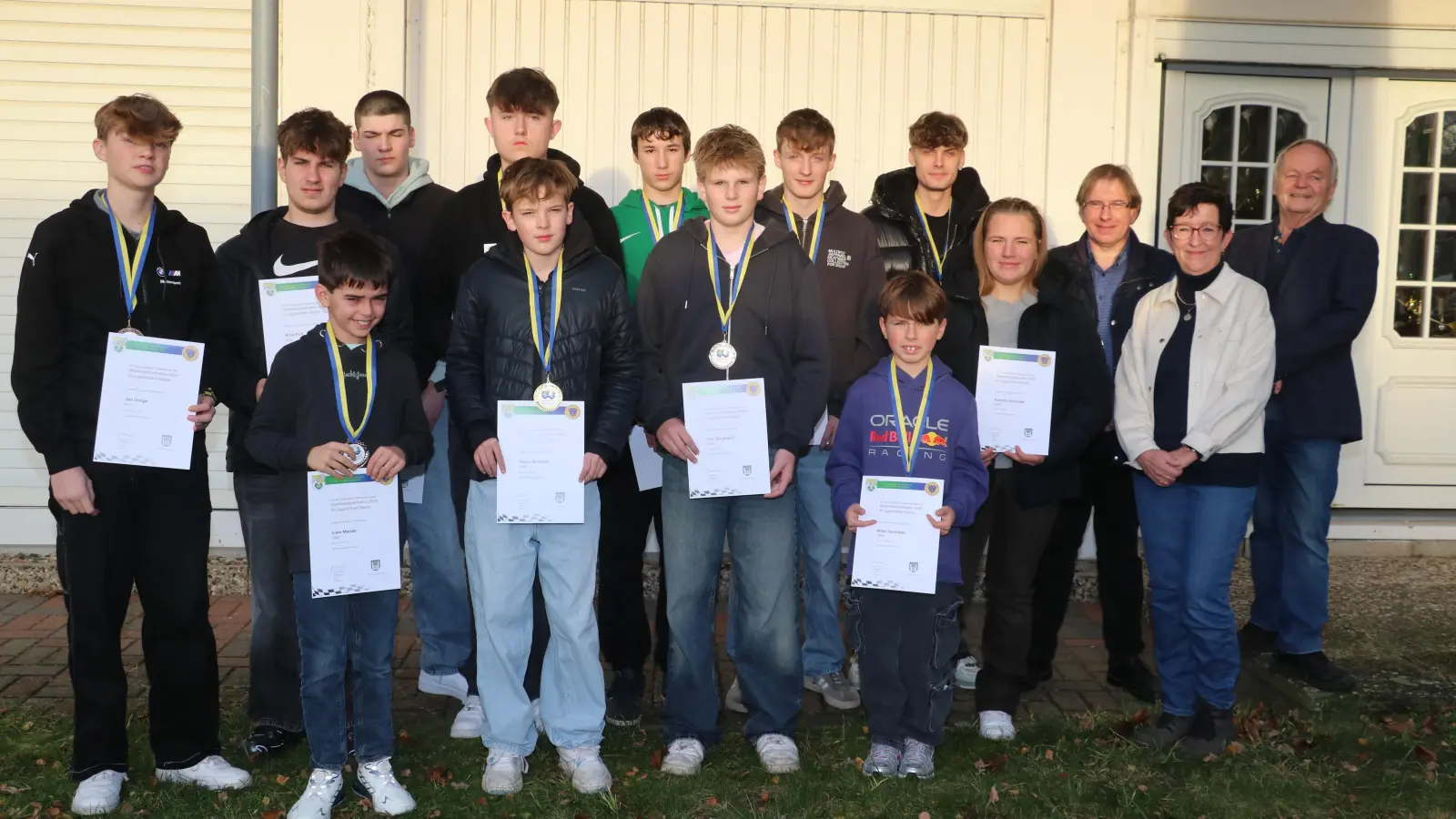 Sieger und Platzierte der Kartslalom-Stadtmeisterschaft 2025.  (Foto: gi)