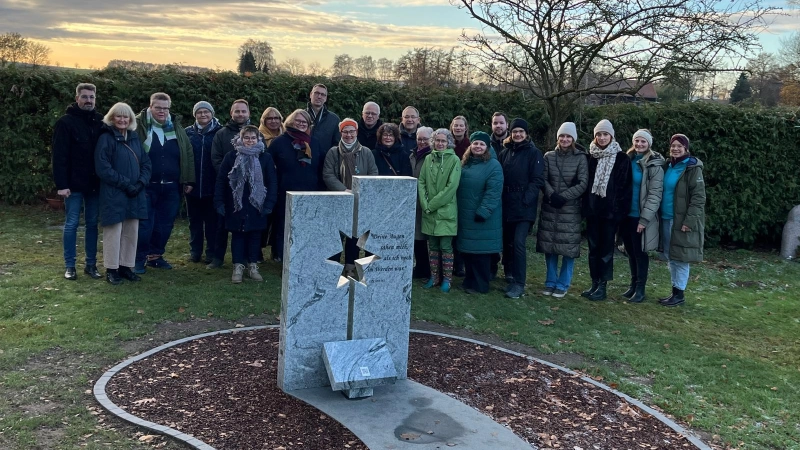 Eingeweiht: Die Gedenkstätte für Sternenkinder auf dem Friedhof in Großenheidorn. (Foto: privat)