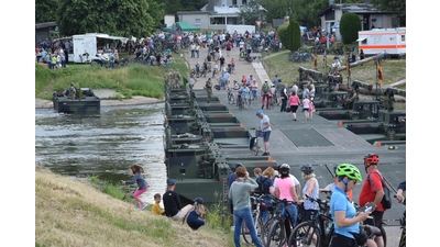 In Großenwieden wird es wieder eine Weserquerung durch die Bundeswehr geben.  (Foto: ste)