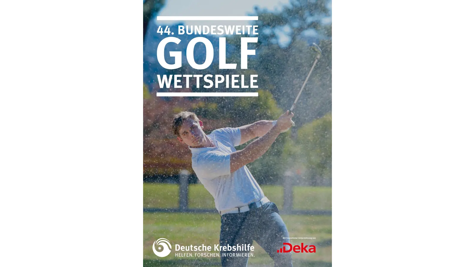 Am 17. August richtet der Golfclub Schaumburg eines der bundesweiten Benefiz-Golfturniere im Rahmen der 44. Golf-Wettspiele zugunsten der Deutschen Krebshilfe und ihrer Stiftung Deutsche KinderKrebshilfe aus. (Foto: Deutsche Krebshilfe)