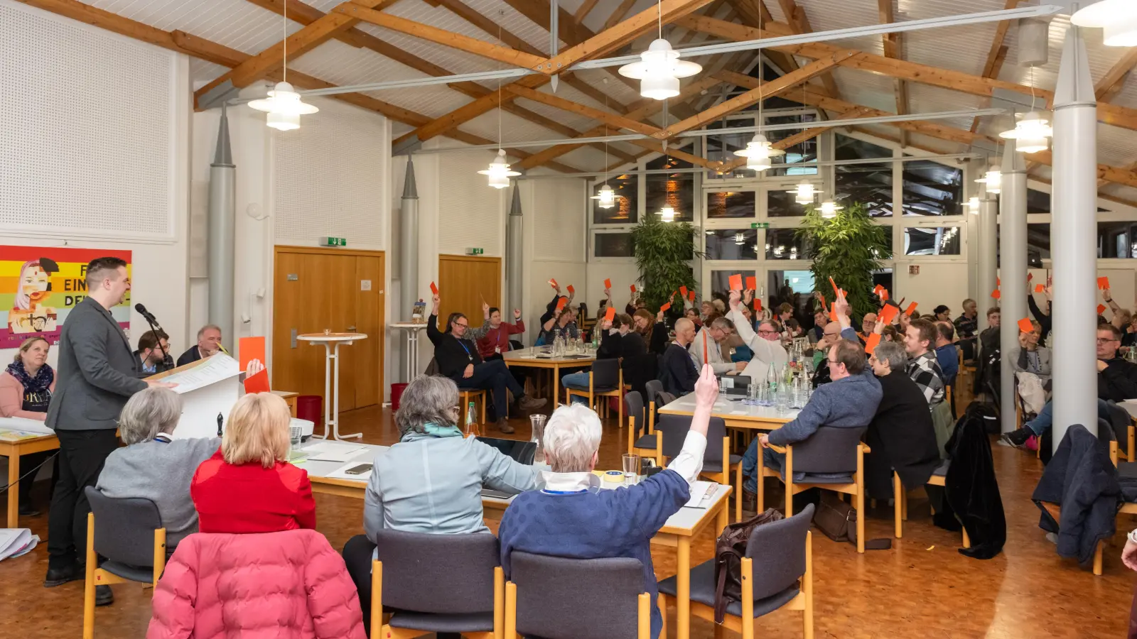 Konstituierende Sitzung der Kirchenkreissynode im Januar 2025 im Haus an der Kirche an Liebfrauen. (Foto: Mirko Bartels)