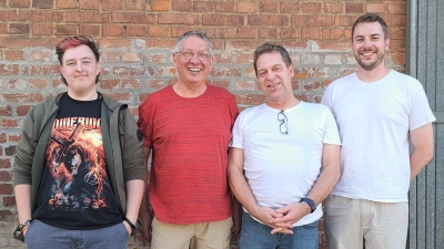 Die Kandidaten (v.li.): Nolan Menke, Volker Napp, Armin Lange und Henry Akmann. Peter Taubert fehlt auf dem Bild. (Foto: privat)