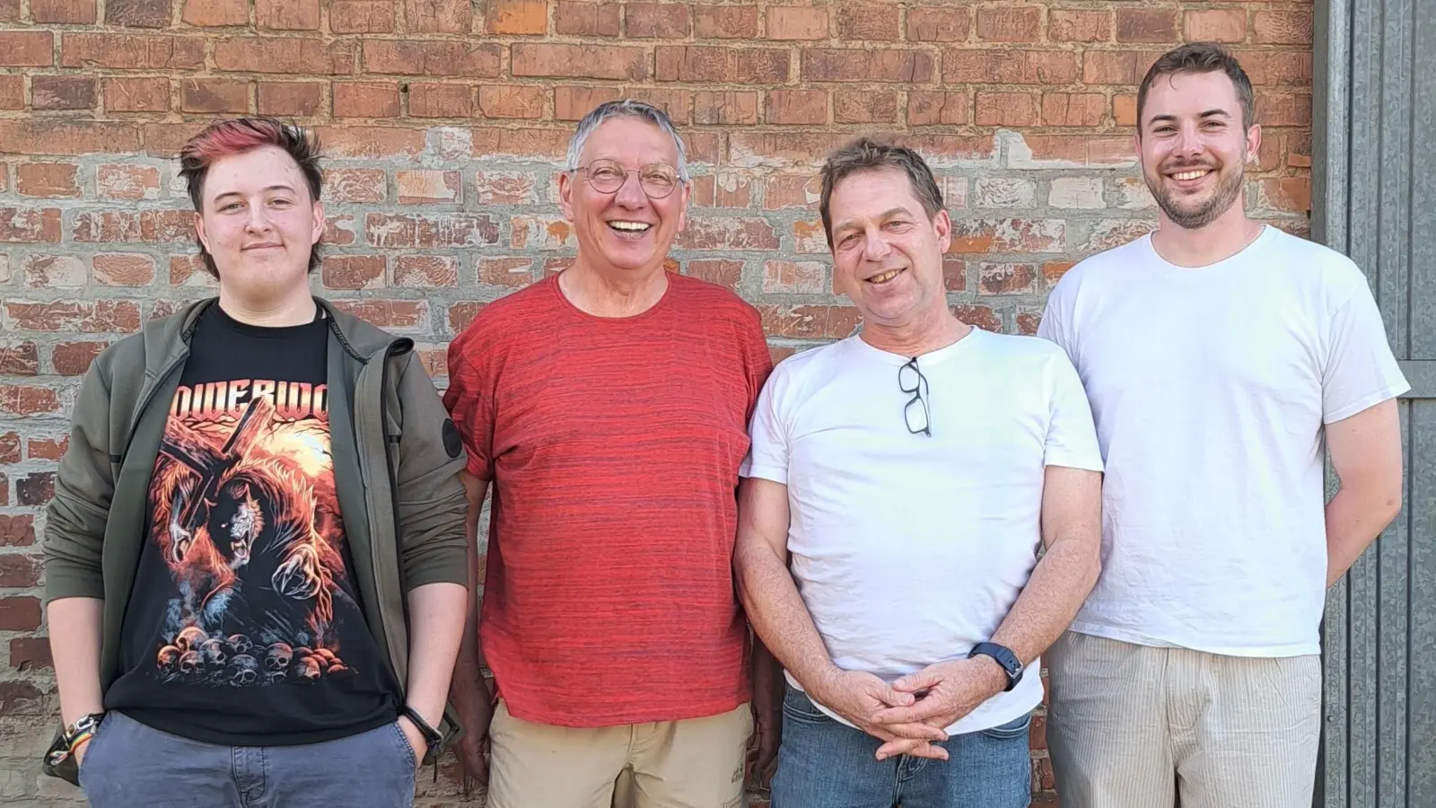 Die Kandidaten (v.li.): Nolan Menke, Volker Napp, Armin Lange und Henry Akmann. Peter Taubert fehlt auf dem Bild. (Foto: privat)
