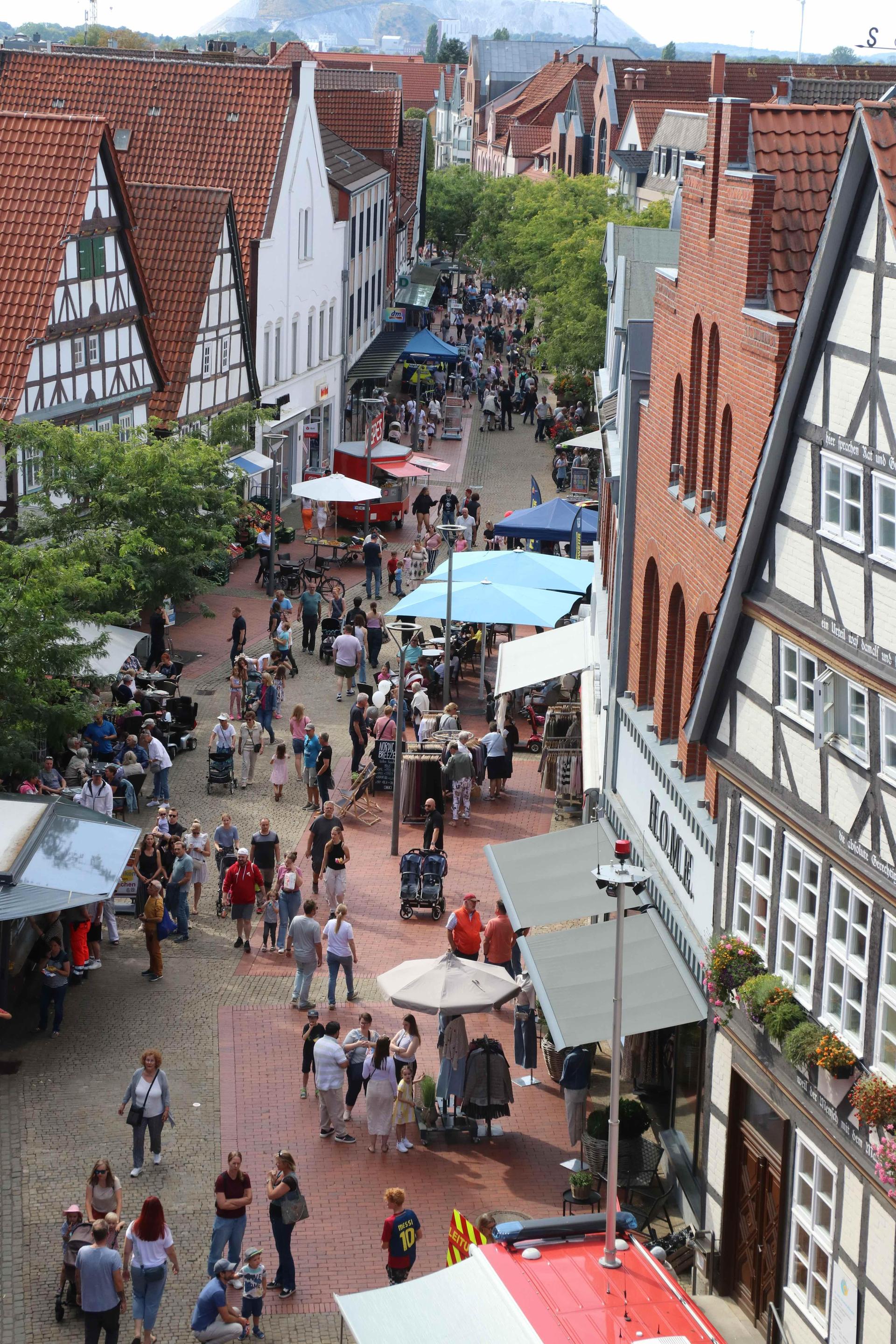 Eindrücke vom Rettertag in der Innenstadt und bei den Stadtwerken. (Foto: gi)