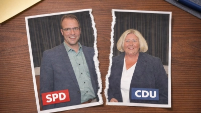 Das bislang harmonische Verhältnis ist beendet: SPD und CDU gehen getrennte Wege. (Foto: gi/Bildmontage)