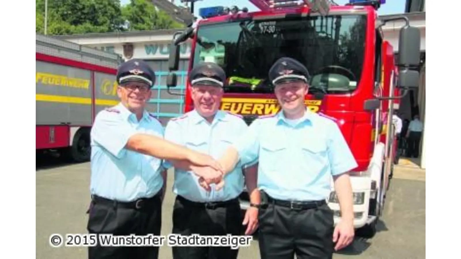 Stadtbrandmeister und Stellvertreter im Amt (Foto: gi)
