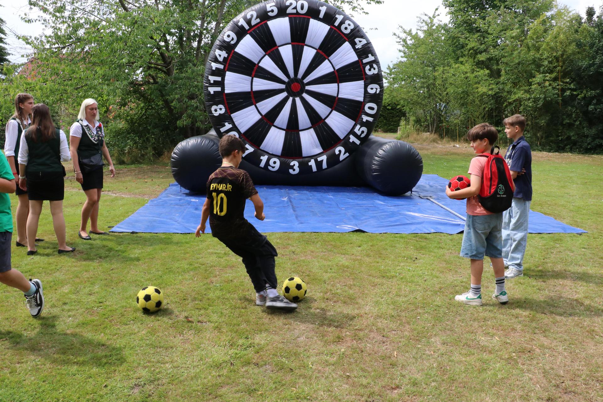 Es wird viel geboten: Spaß beim Kinderschützenfest.  (Foto: gi)