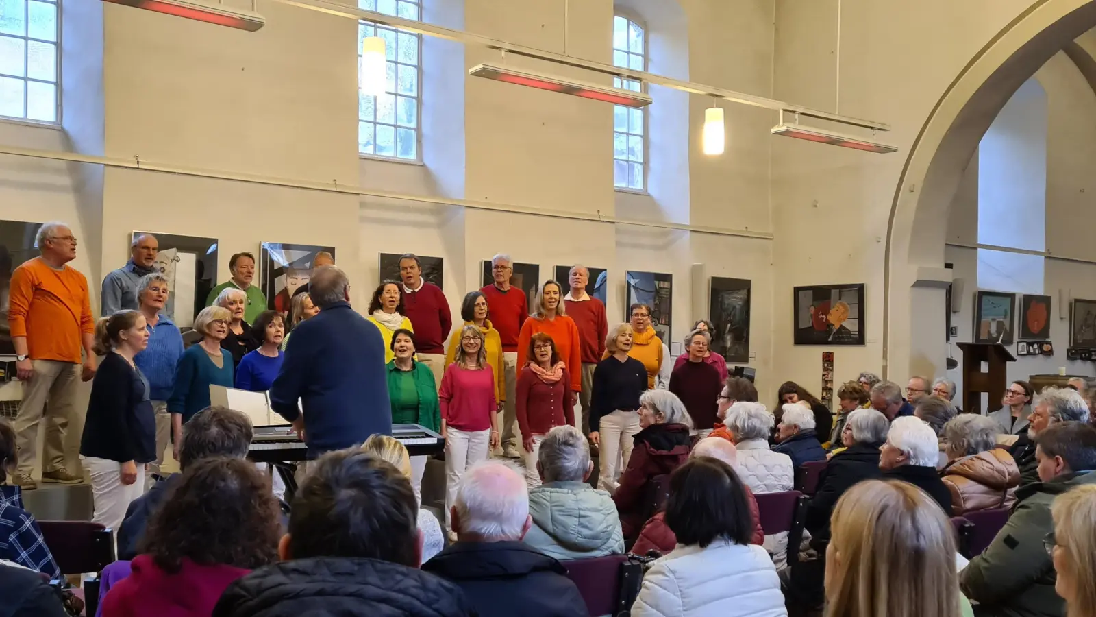 In der Stadtkirche: Der Chor Twist &amp; Shout. (Foto: privat)