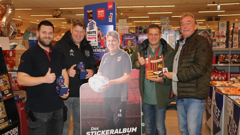 Hoffen auf große Resonanz (v.li.): Marcel Nickel, Heiko Langreder, Thorsten Krause und Michael Twele. (Foto: gi)