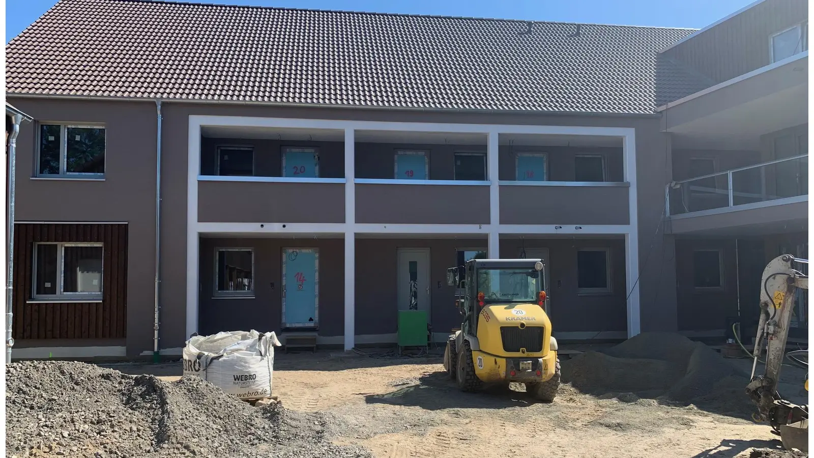 Im Bau: Die Wohnanlage der Lebenshilfe in Luthe. (Foto: Lebenshilfe)