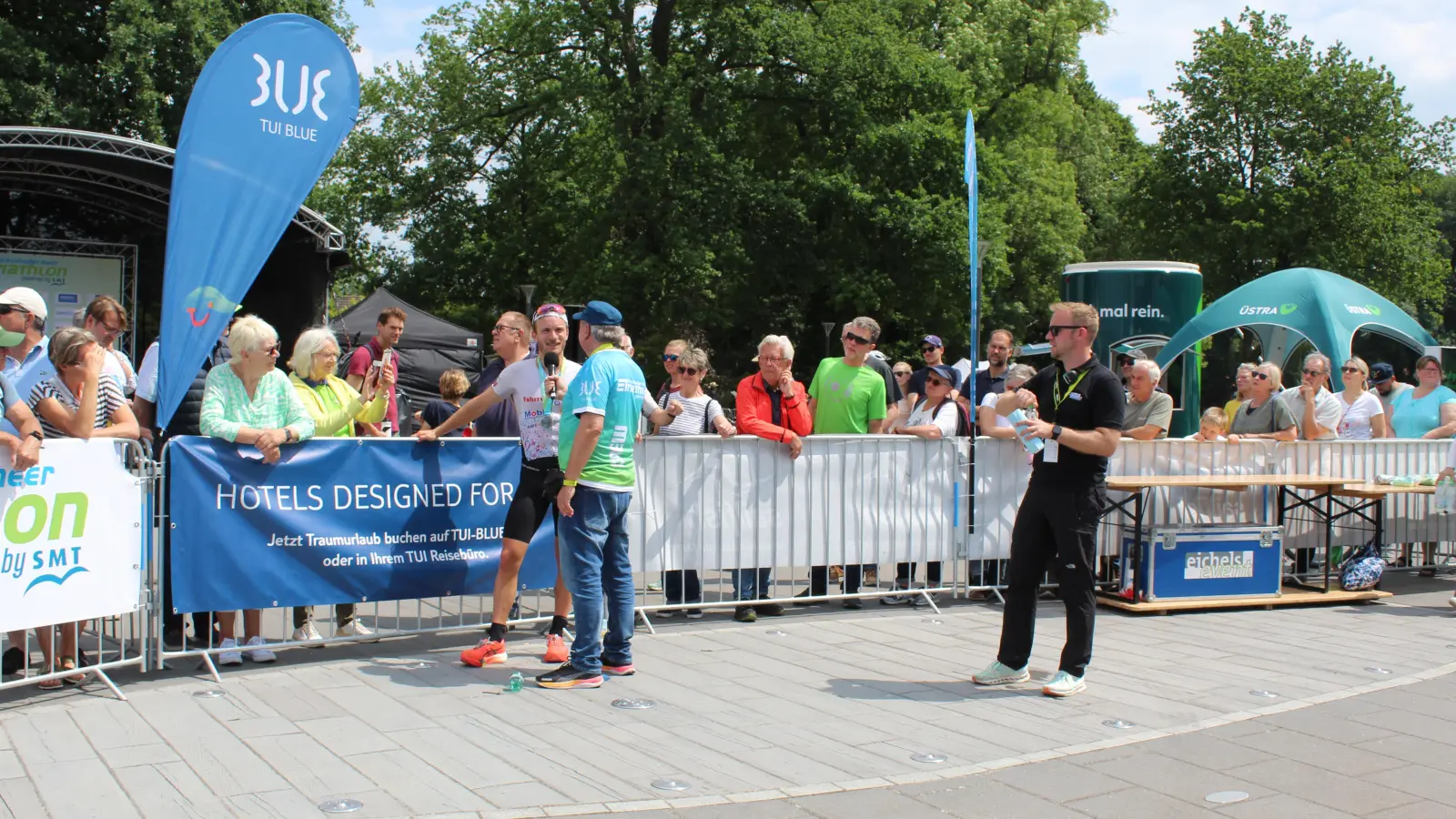 Gehört der Vergangenheit an: Interview mit dem Sieger des Steinhuder Meer Triathlon. (Foto: wb)