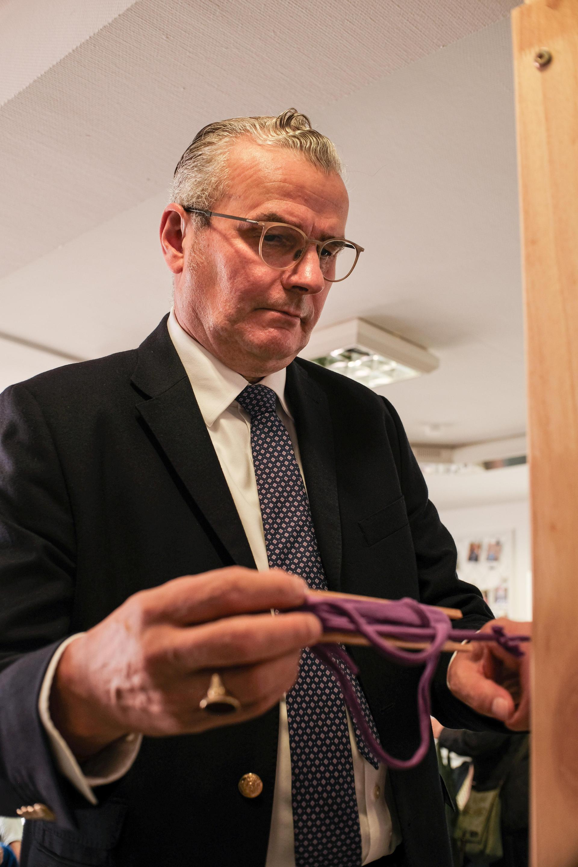 15 Jahre Kleiderladen: Hans-Joachim Lenke. (Foto: Mirko Bartels)