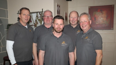 Der Vorstand (v.li.): Rüdiger Schulisch, Heiner Selle, Marian Behne, Andreas Kratzke und Andreas Arkenberg. (Foto: gi)