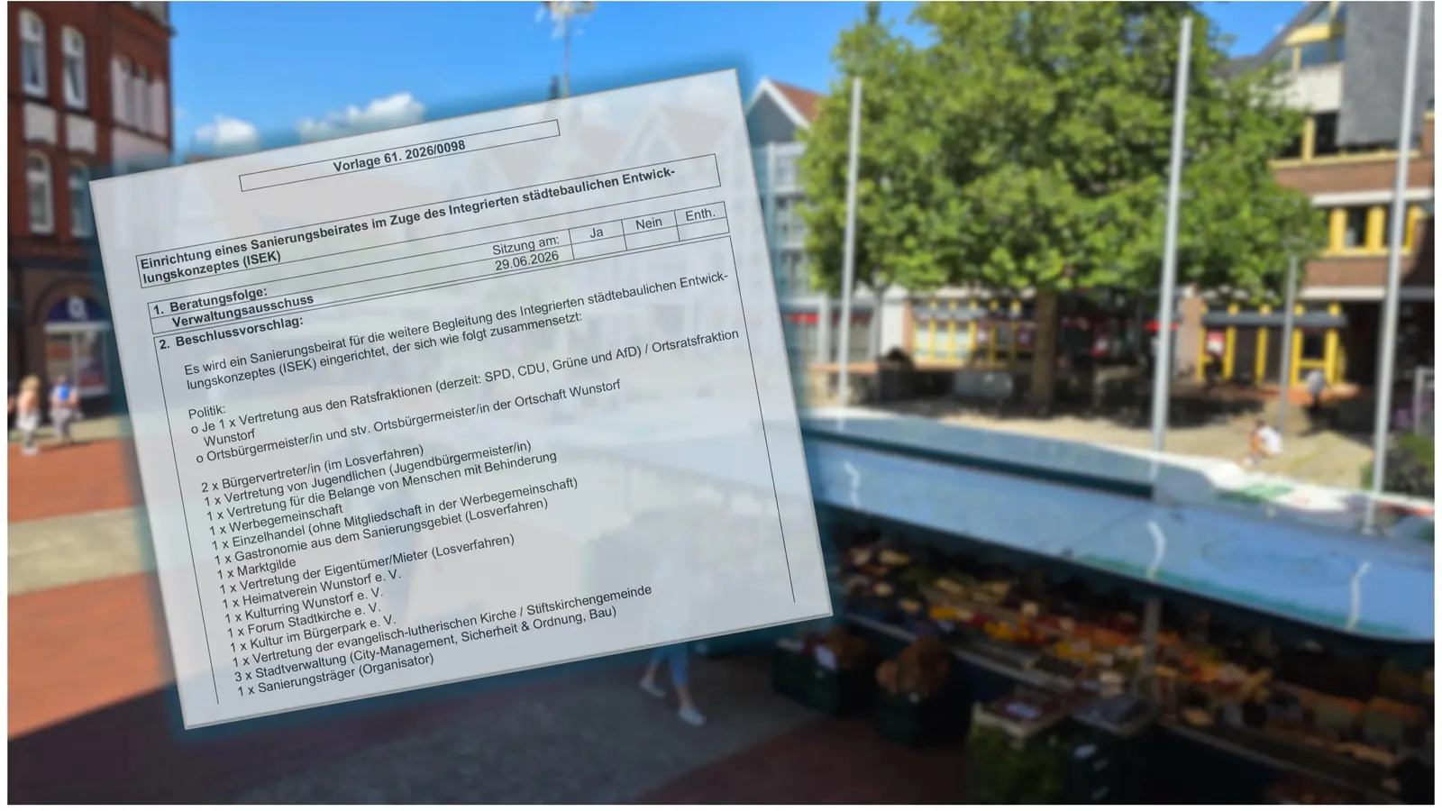 Sanierungsbeirat: Verwaltungsausschuss hat die Einrichtung beschlossen. (Foto: tau)