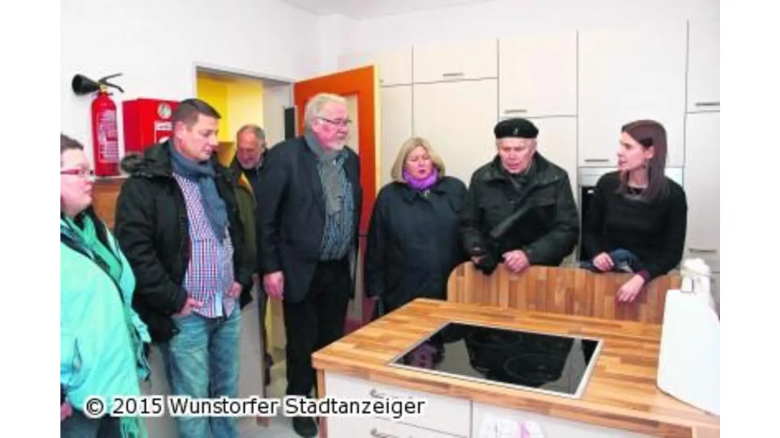Neue Krippe gefällt von innen (Foto: tau)