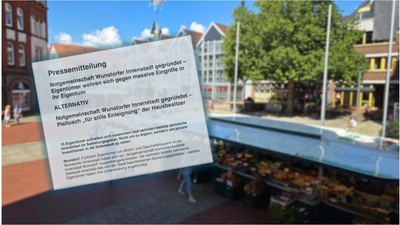 Hat sich gegründet: Die Notgemeinschaft Wunstorfer Innenstadt. (Foto: tau, Bildmontage)