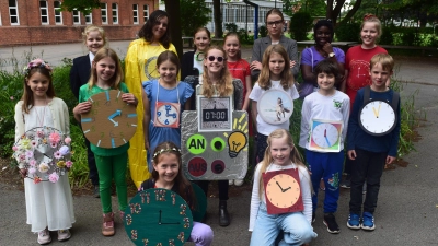 Vorbereitung: Wunstorfer Kinder proben für ein Musical. (Foto: privat)