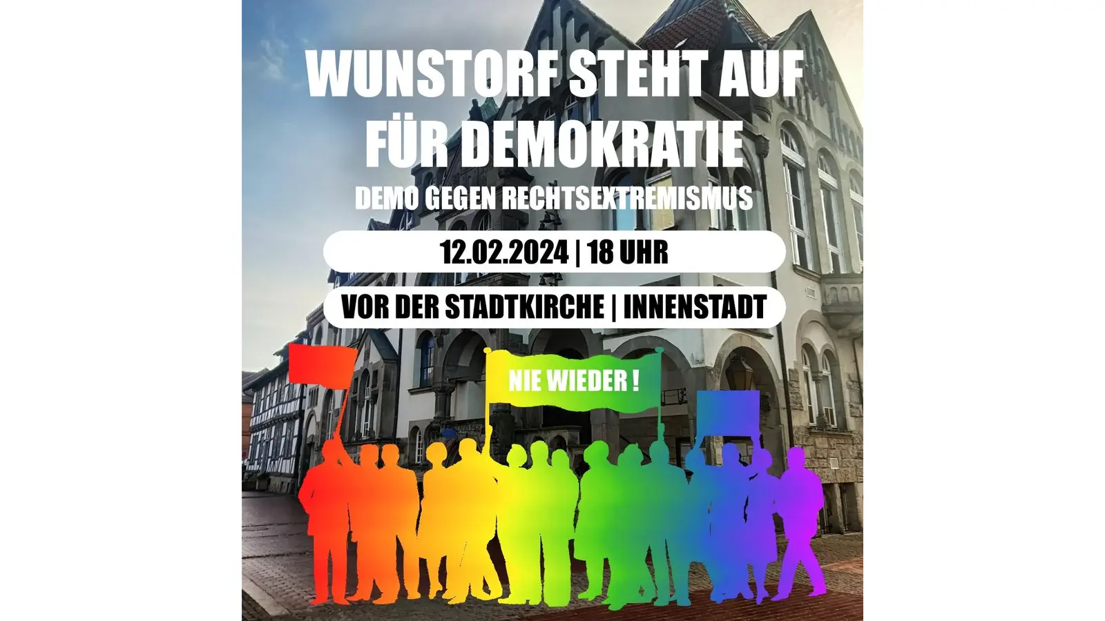 Demo gegen Rechtsextremismus. (Foto: privat)