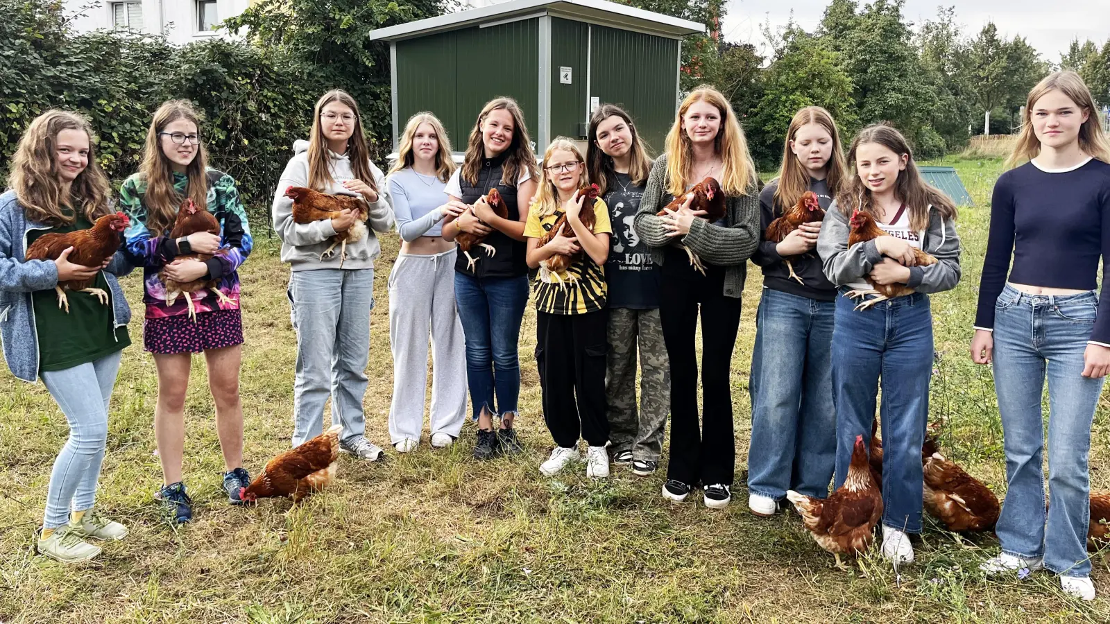 Die am Projekt beteiligten Schülerinnen. (Foto: privat)