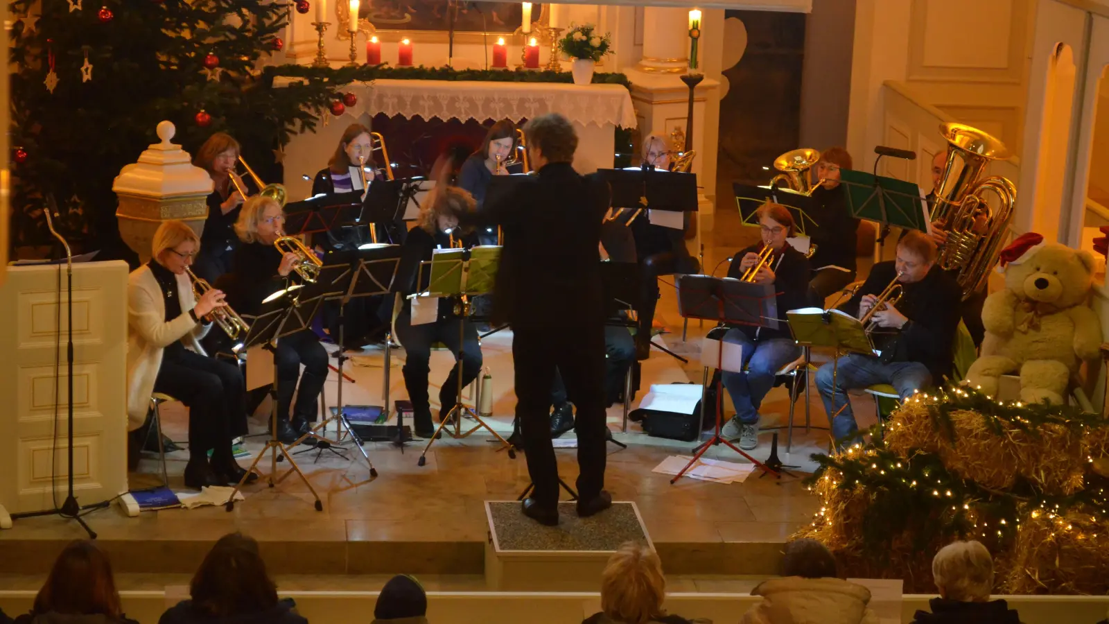 In der Kirche: Der Posaunenchor Kolenfeld. (Foto: privat)