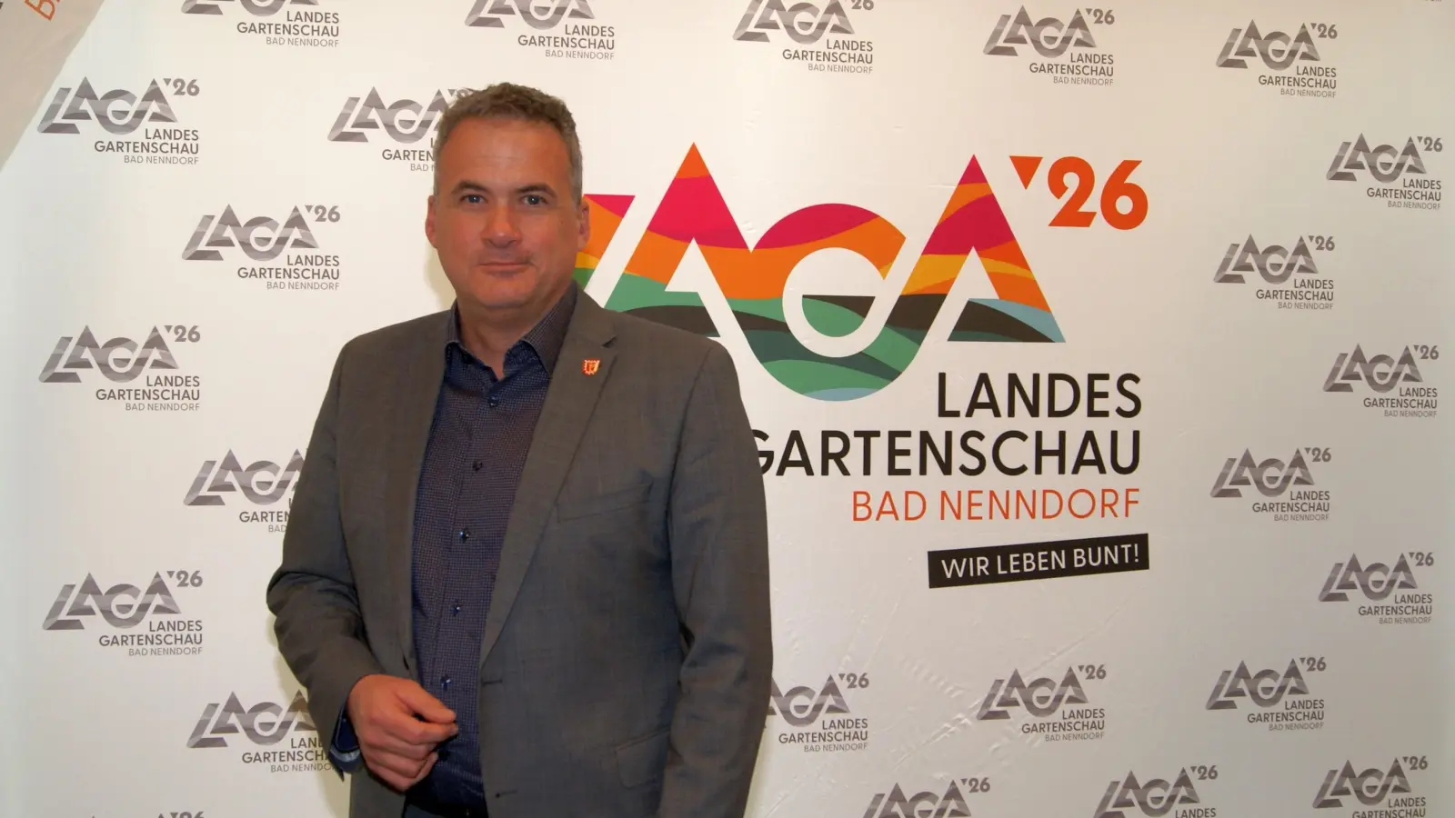 Der Verwaltungschef Mike Schmidt im Video-Interview zum Stand der Landesgartenschau-Brücke. (Foto: gk)