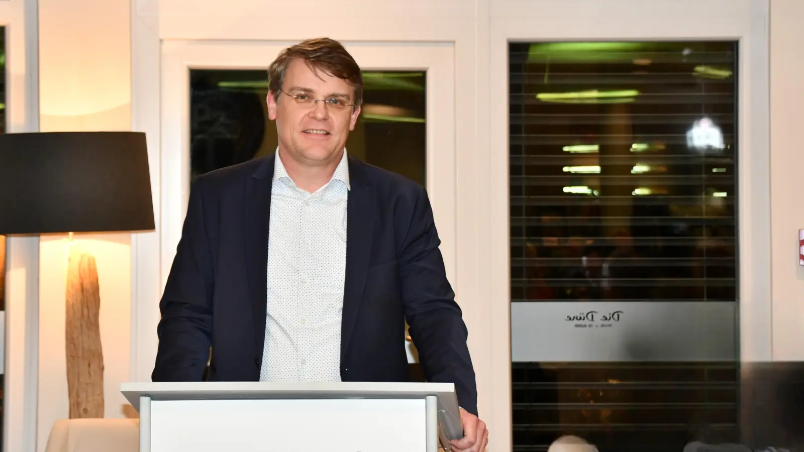 Ralph Tegtmeier während seiner Vorstellung auf dem Neujahrsempfang. (Foto: privat)