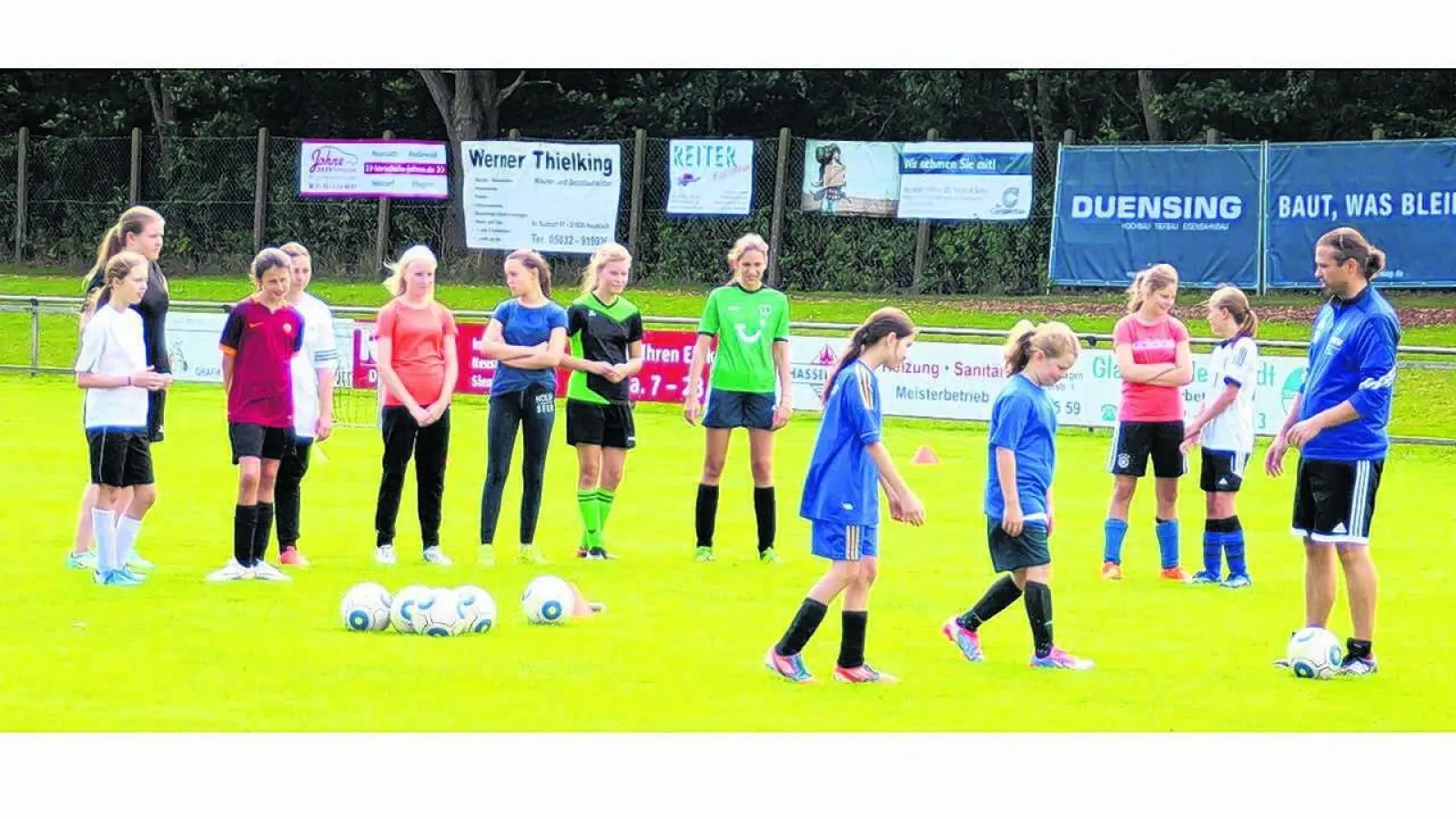 Trainingsluft geschnuppert (Foto: tau)