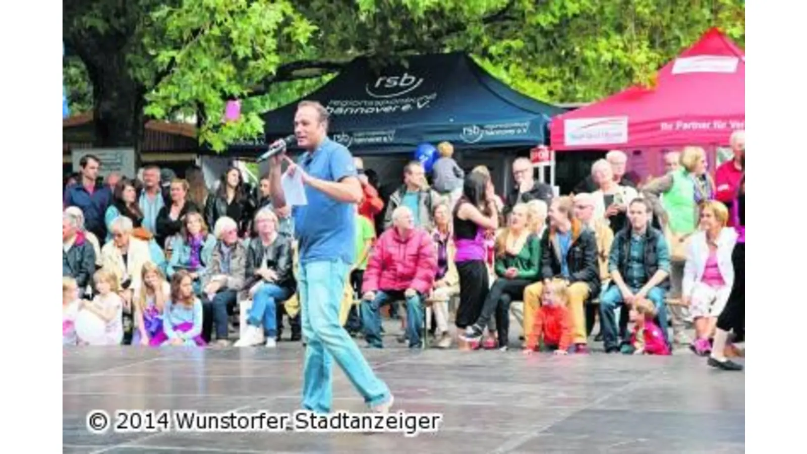 Sportbühne am Entdeckertag gut besucht (Foto: mk)
