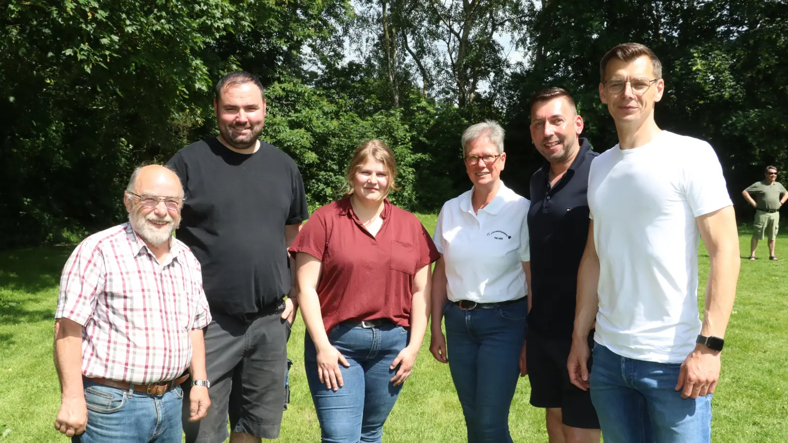 Haben mitgemacht (v.li.): Fritz Hüssin (Titelverteidiger Fritz Box), Florian Becker (Südstadt), Kim Brand (Nordstadt), Anette Kiel (Altstadt), Nils Nasenbein (Oststadt) und Mateo Lex (LTG zum ersten Mal dabei).  (Foto: gi)