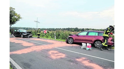 BMW und Golf stoßen auf K 333 zusammen (Foto: gi)