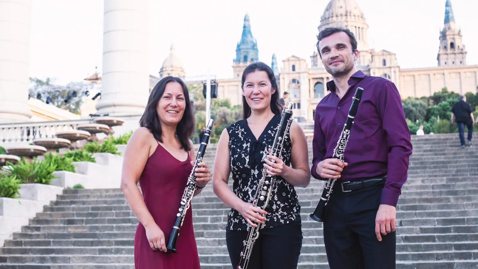 Geben ein Konzert: Das Klarinettentrio Schmuck. (Foto: privat)