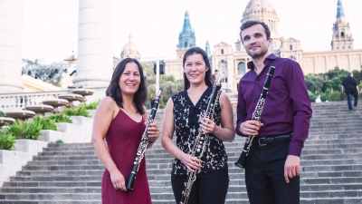 Geben ein Konzert: Das Klarinettentrio Schmuck. (Foto: privat)