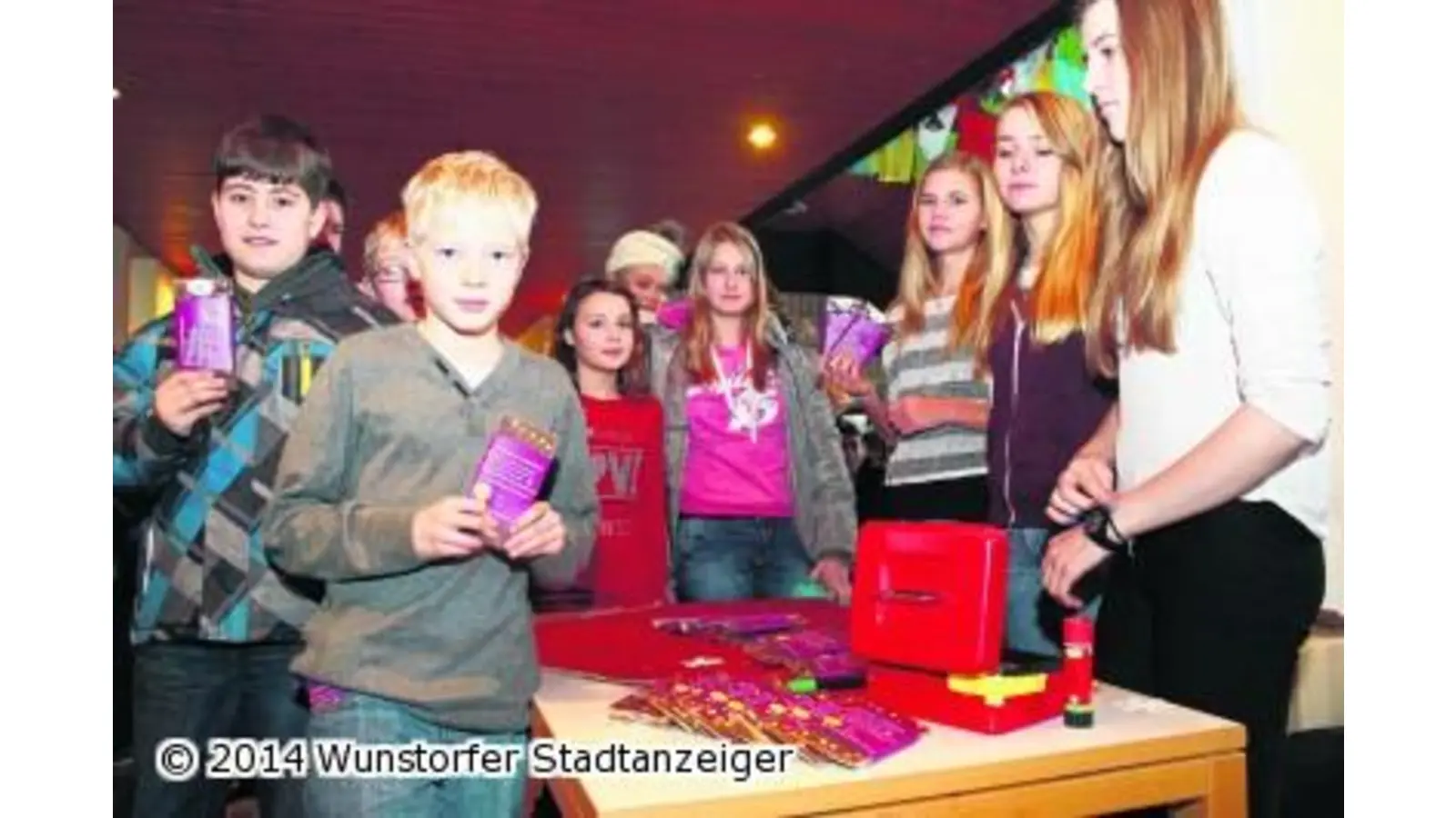 Aus Schokolade wird Bildung (Foto: tau)