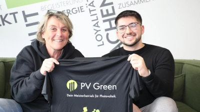 Laden ein (v.li.): Organisatorin Uta Eickmeier und PV Green Geschäftsführer Hamo Abdulrahman. (Foto: gi)