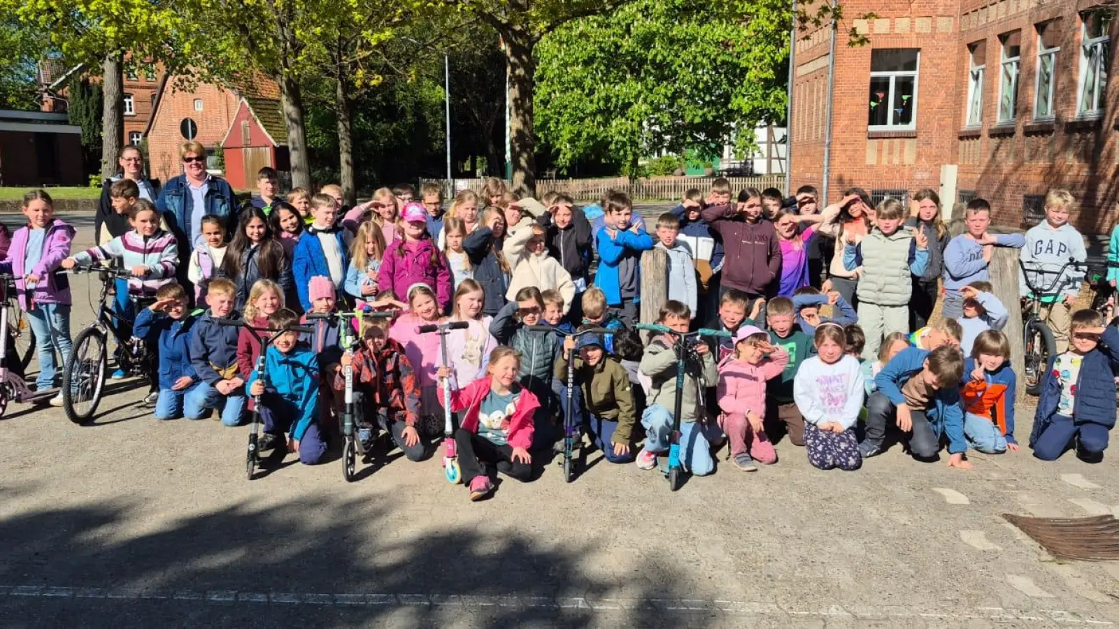 Machen mit: Die Schülerinnen und Schüler der Grundschule Kolenfeld. (Foto: privat)