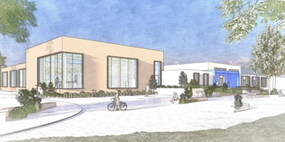 Aus der neuen Konzeptstudie: Die Visualisierung der Außenfassade. (Foto: Stadt Wunstorf)