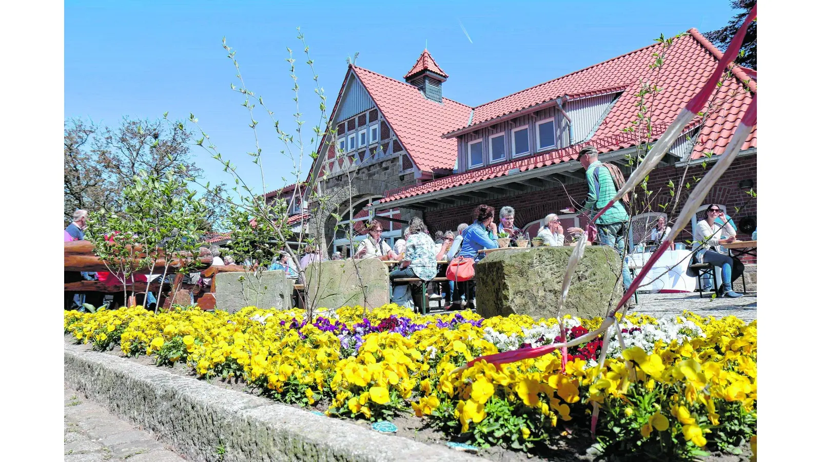 Entspannen am Torhaus (Foto: tau)