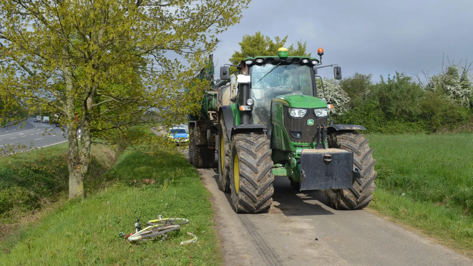 Das Fahrrad der Marke Scott ist stark beschädigt worden. (Foto: privat)