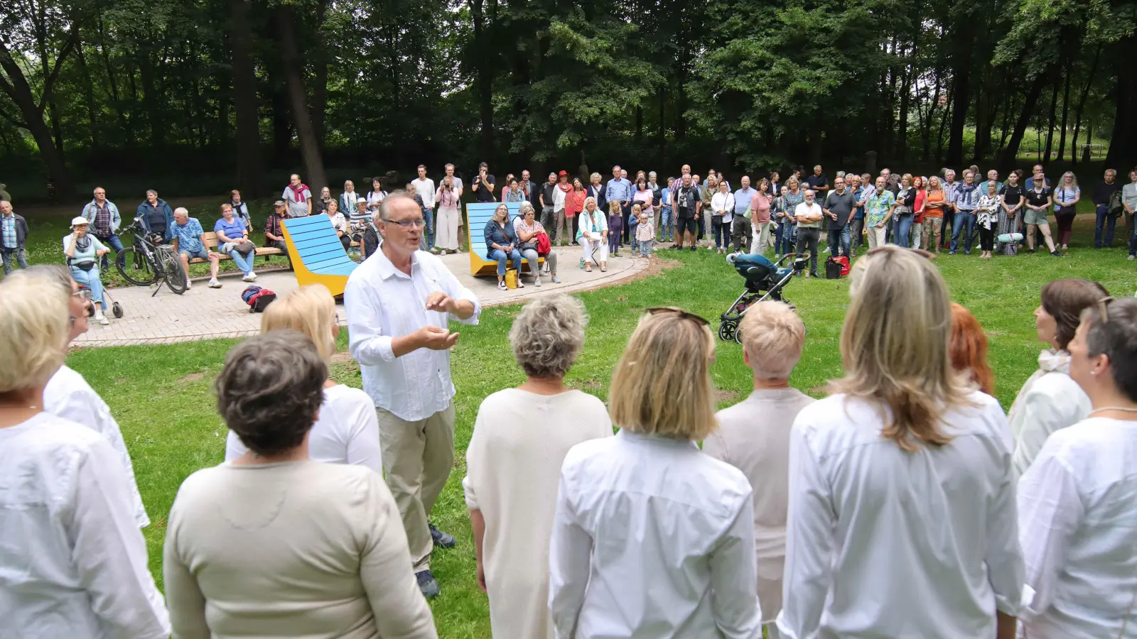 Beliebter Veranstaltungsort: Der Bürgerpark in Wunstorf. (Foto: tau)