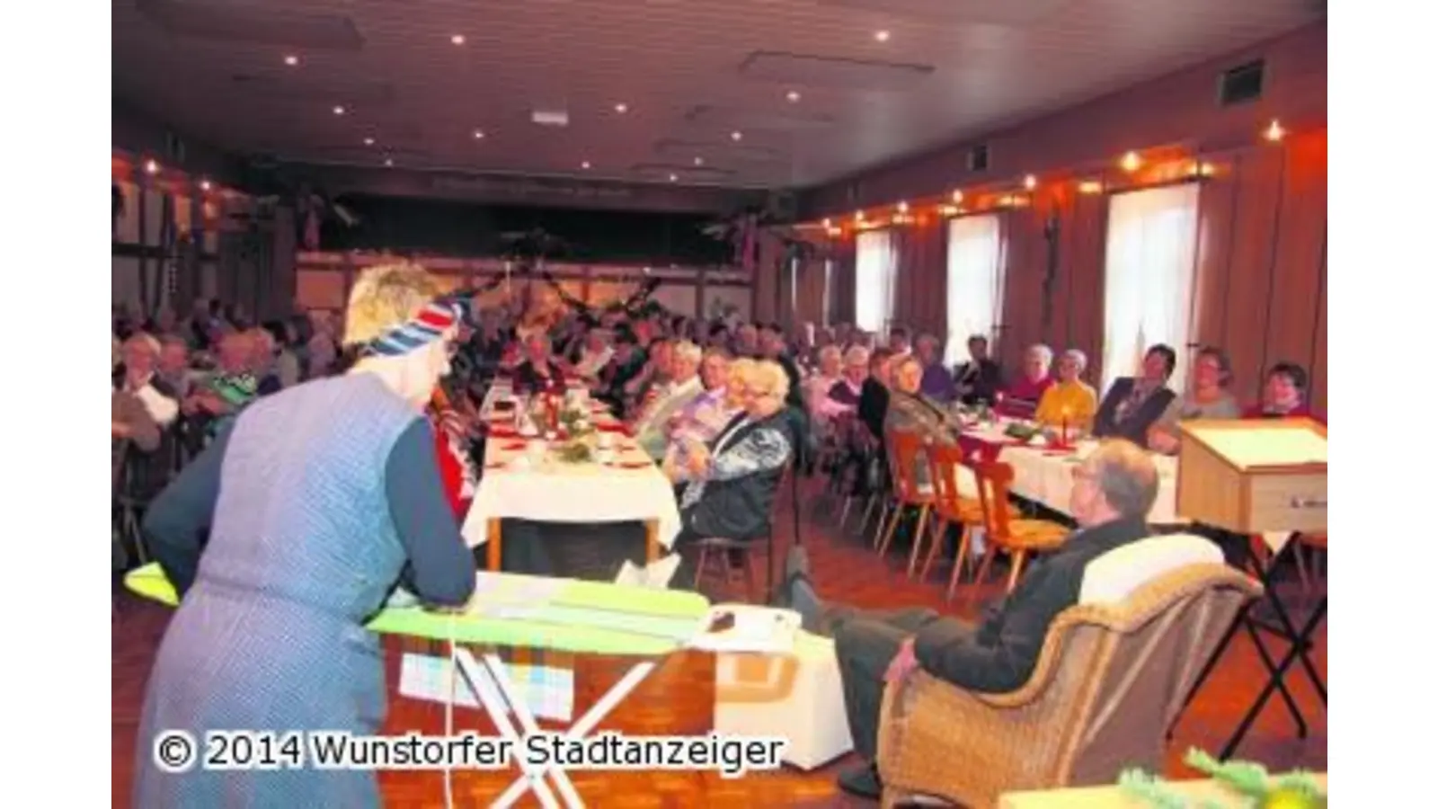 Loriot-Sketch auf der Weihnachtsfeier (Foto: gi)