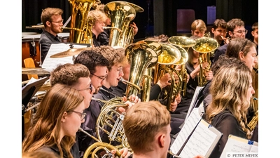 Mit einem musikalischen Glanzpunkt feierte die Ratsband Stadthagen. (Foto: Peter Meyer)