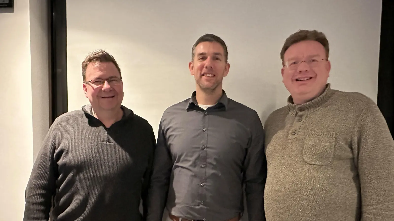 Willkommen im Kreise vom Bürgerschützenkomitee: Maik Becker (Mitte). (Foto: privat)