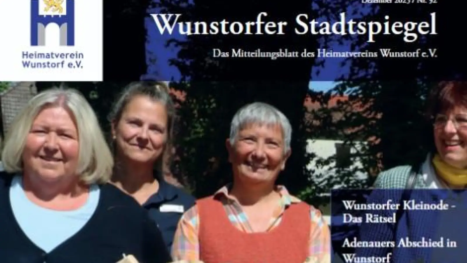 Der Stadtspiegel ist ein Stück Heimatgeschichte.  (Foto: privat)