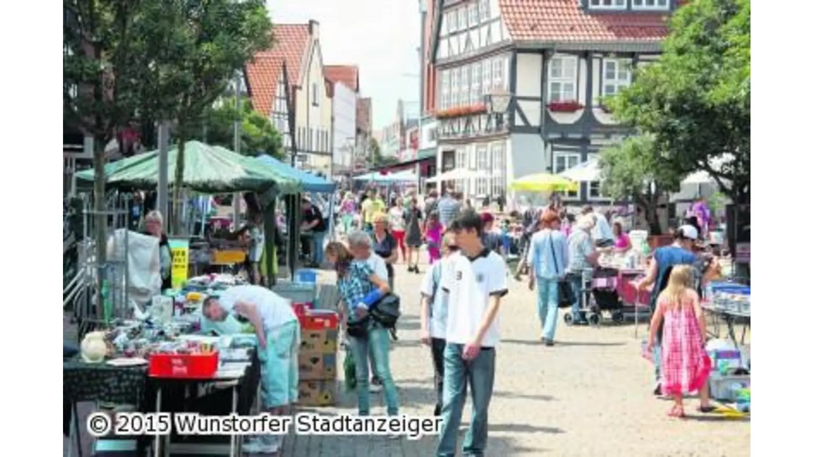 Heute Flohmarkt in der Innenstadt (Foto: gi)