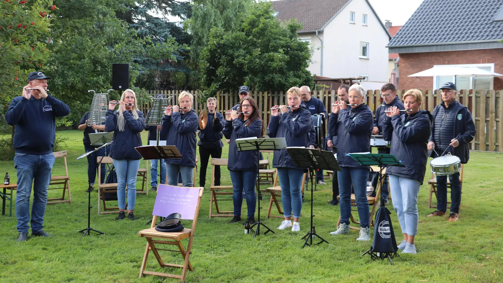 Das Konzert des Spielmannszuges der Feuerwehr Bokeloh war die sechste Aktion im Spendenmarathon.  (Foto: gi)