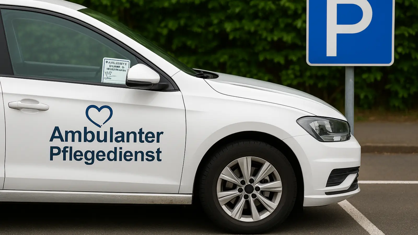 Für den Einsatz: Bedarfsgerechte Parkausweise für Pflege, Hausärzte und Apotheken. (Foto: KI generiertes Bild)