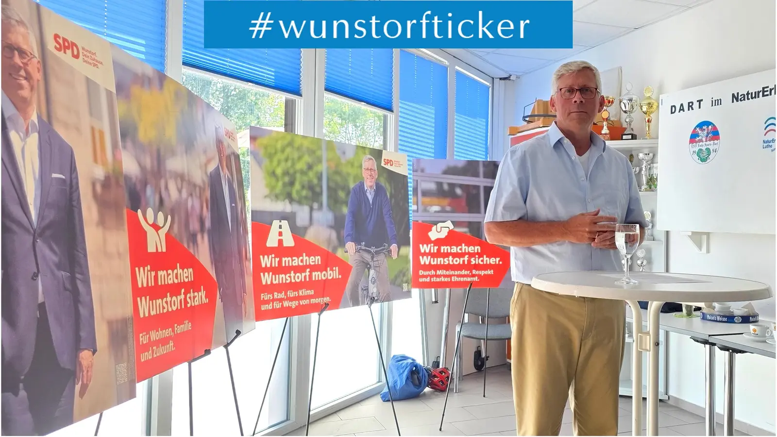 Vorstellung des Wahlprogramms: Bürgermeister Carsten Piellusch. (Foto: tau)